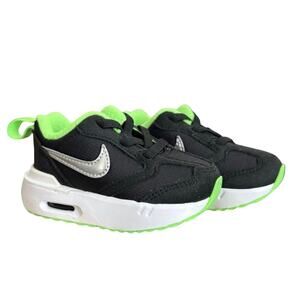 Nike Air Max Dawn Black-Green Strike (TD) Comfort DC9319-001 toddlers 4C NWB new